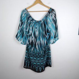 💥 Print short Sleeve Dress, See Measurements